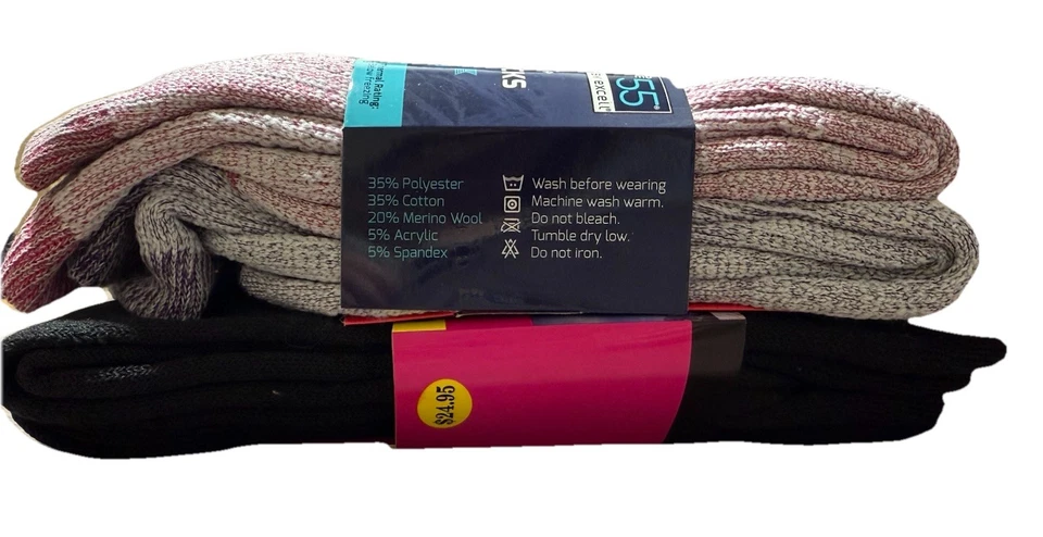 Ladies Thermalsport Extreme Weather Thermal Socks-Merino Wool Blend 4 pair  - Image 2 of 4