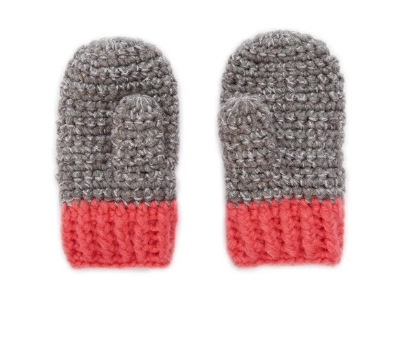 Thaynards Calentadores de Invierno Dana El Dinosaurio Niñas Pequeñas Gorro Sombrero y Mitón Conjunto Foto 4 de 4