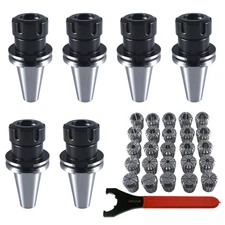 CAT 40 Tool Holder Kit for Haas Fadal CNC Mill ER32 Chuck Collet Set