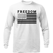Charlie Kirk True Patriot Memorial US Flag Freedom Long Sleeve T-Shirt