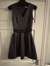 Uk8 Closet Skater Dress Beautiful & Stylish NWOT with Stretch Grey