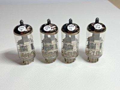 strong quartet ECC88,  Philips,  6DJ8 plant Heerlen, Holland, 1974
