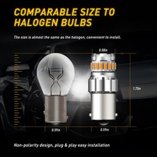 Auxito 1156 Ba15s 7506 P21w Led Brake Reverse Light Bulb Canbus Error Free Amber Auxito 1156 Ba15s 7506 P21w Led Brake Reverse Light Bulb Canbus Error Free Amber