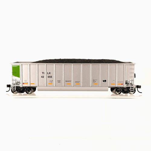 Góndola de carbón de aluminio HO Atlas Trainman Trinity Lease TILX 42555 con carga | Condition: Used