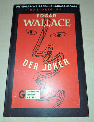 Edgar Wallace ''Der Joker'' - Nr. 40 - Jubiläumsausgabe, schwarz