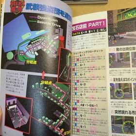 SS VIRTUA COP Official Guide Book + VIRTUA COP 2 Detective Manual Sega Saturn