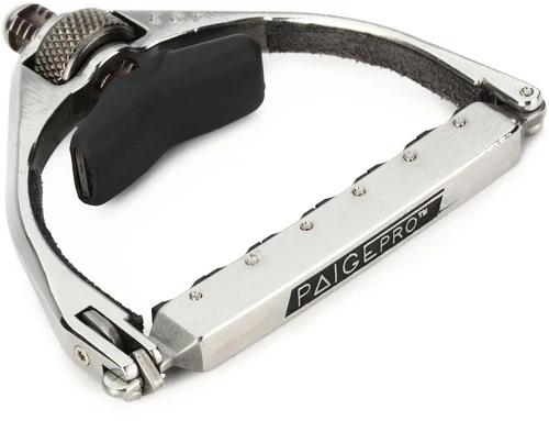 Paige PaigePro Acoustic Guitar Capo - Silver (2-pack) Bundle