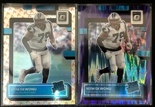 2022 Donruss Optic - Ikem Ekwonu - Rated Rookie - Fire Emoji Prizm + Purple 🔥