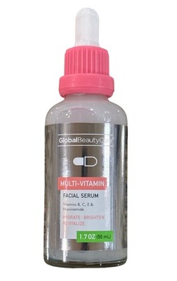 Global Beauty Care Multi-Vitamin Facial Serum Vitamins B C E & Niacinamide 1.7oz