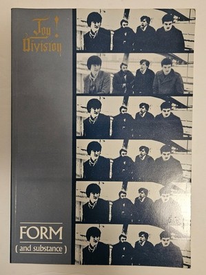 Joy Division Form and Substance book 2nd printing limited edition of 2000