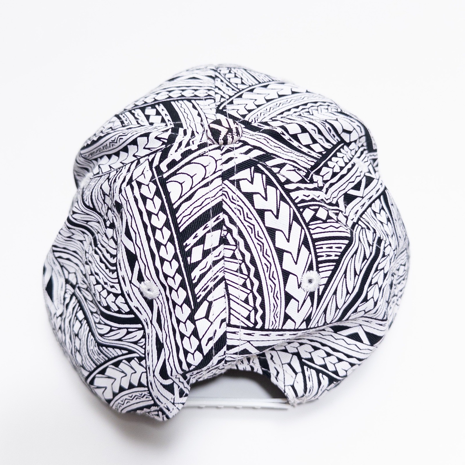 Double Portion Supply Snapback Hat Black White Tr… - image 13