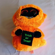 Ty Halloween Beanbag Plush Orange Trick or Treat Ages 3 3-4 4-7 8-11