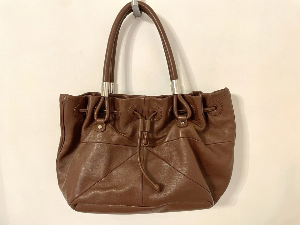 Oroton Luxury Brown Soft Leather Ladies Womens Hand Shoulder Bag Australian - Image 2 of 4