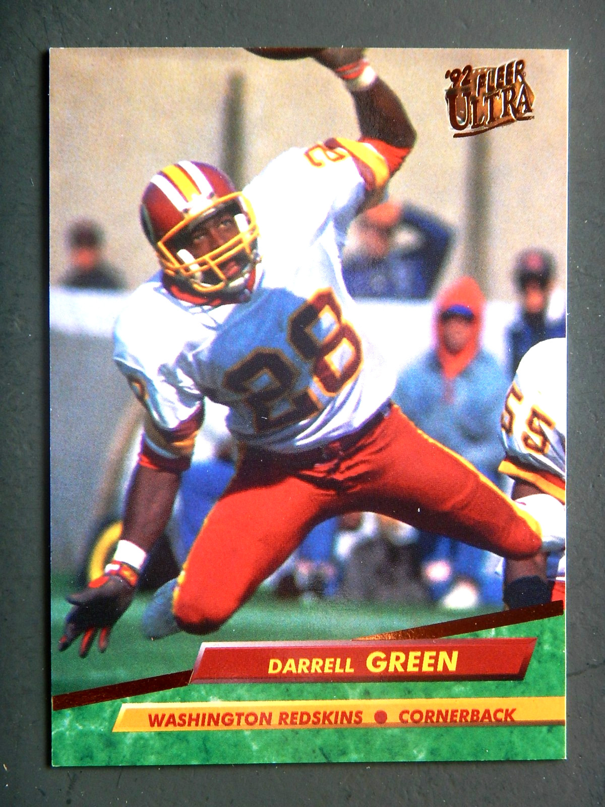 Darrell Green #404 Fleer Ultra 1992 Football Card (Washington Redskins)