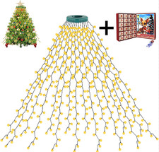 Puzzle e Luci LED Albero di Natale 400LED Calendario Avvento Decorazione Regalo