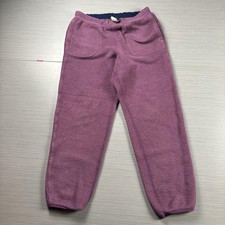 Vintage Patagonia Sweatpants Kids 10 Purple Fleece Pants Made USA 90s VTG