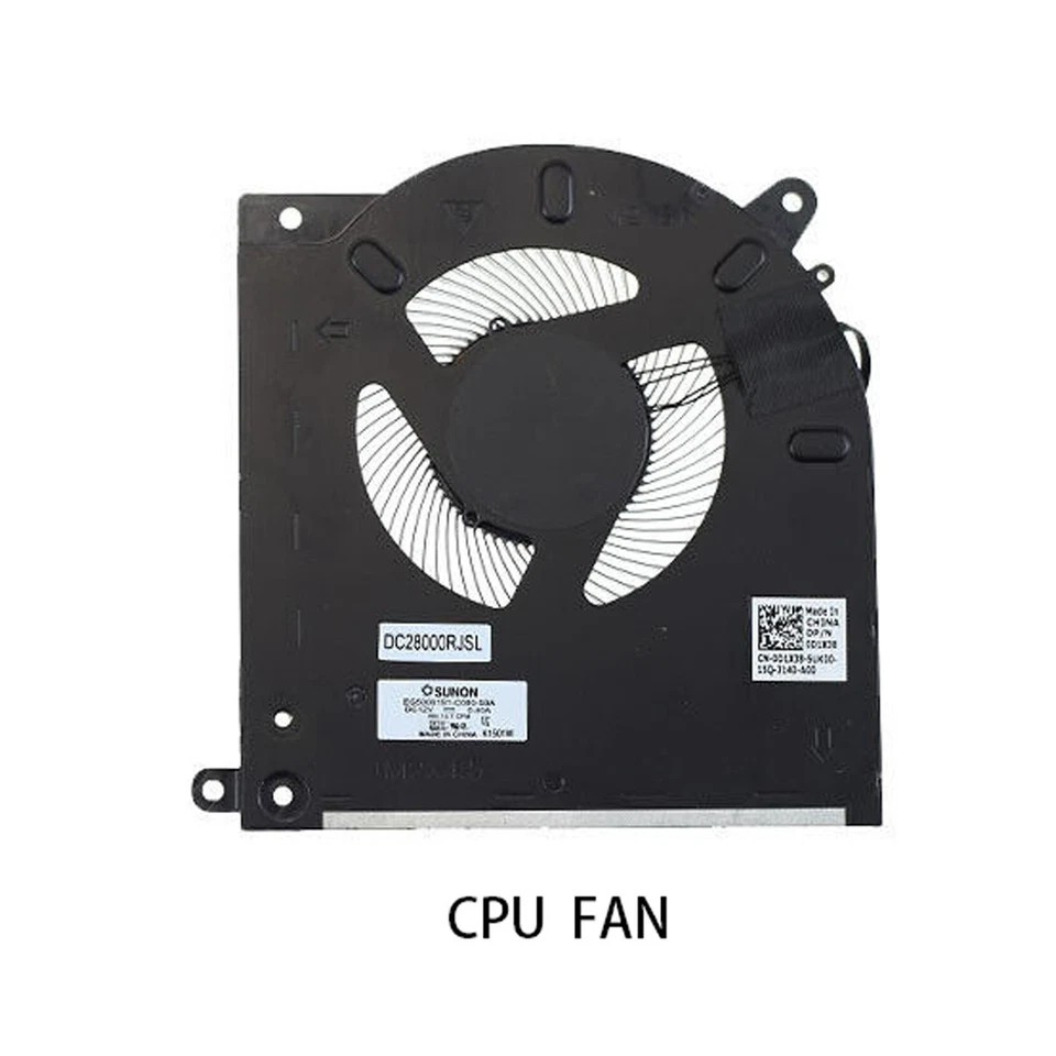 For DELL Alienware M15 R3 R4 RTX 2070 Laptop CPU / GPU Cooling Fan 0TG9V0 0D1X38 - Image 4 of 4