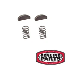 Genuine OEM Toro 39-9650 Compression Spring and 612066 Key - 2 PACK