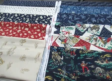 Michael Miller quilt-craft fabric BUCKAROO mega bundle 11 styles x 1 yd each