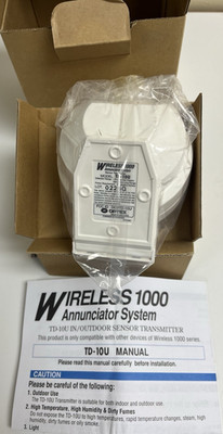 TD-10U Optex Transmitter Wireless 1000 Announciator System