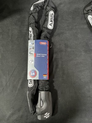 ABUS Granit CityChain 1060K Chain Lock - Key - X-Plus - 110cm - Black