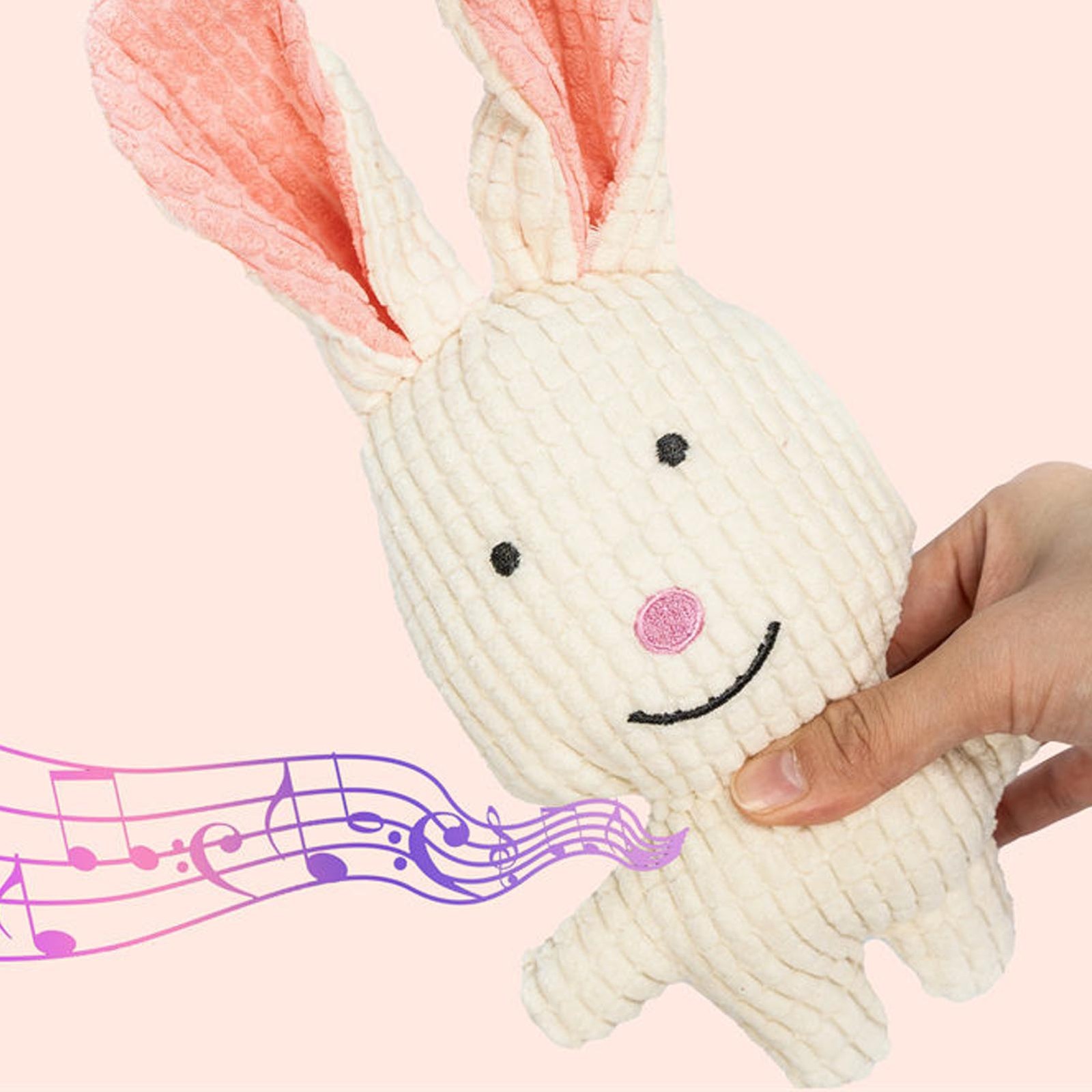 Pet Chewing Toy Soft Plush Chewing Toy Bite Resistant Squeaky Toy Interactive