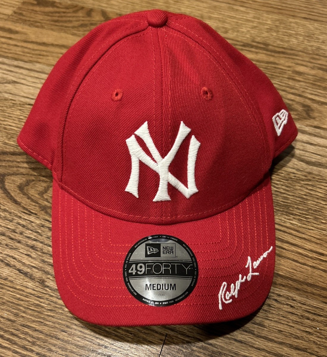 NEWERA　PoloRalphLauren　MLB⁠ 49FORTY Polo Ralph Lauren New York Yankees New Era 49FORTY Red Baseball