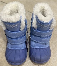 Girls Toddler Size 5 Iridescent Blue Winter Cat  Jack Boots