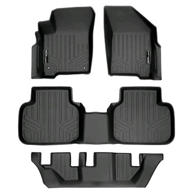 SMARTLINER Custom Fit Floor Mats 3 Row Liner Set 2010-2020 Dodge Journey TPE 