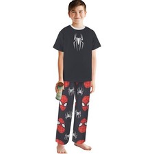 Spidey Stealth Hero Pajama Set  Boys 8-15Y Marvel-Inspired Sleepwear  2-Piece