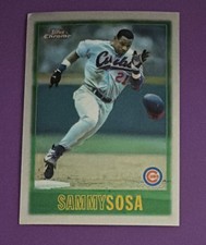 Topps 1997 Chrome Sammy Sosa #102 Chicago Cubs Baseball Card