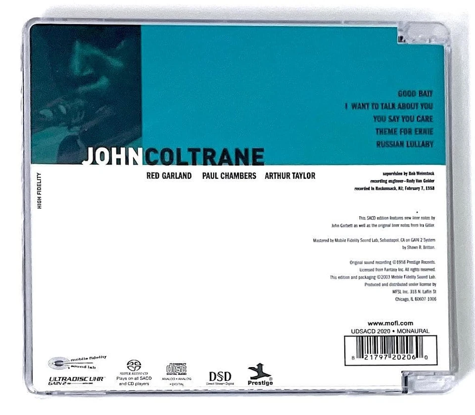 Print Mfsl Sacd John Coltrane Soultrane Foto 2 de 3