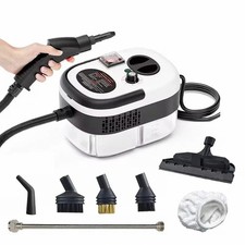 Portable Handheld Steam Cleaner   High-Temperature, Pressurized Steam with Brush