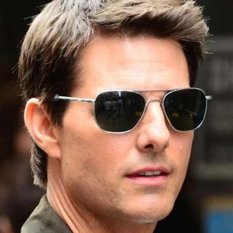 Occhiali da sole vintage lenti ottiche uomo lenti vetro occhiali da guida ottica americana - Immagine 2 di 4