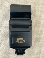 Sunpak Auto 144 PC Thyristor Shoe Mount Flash