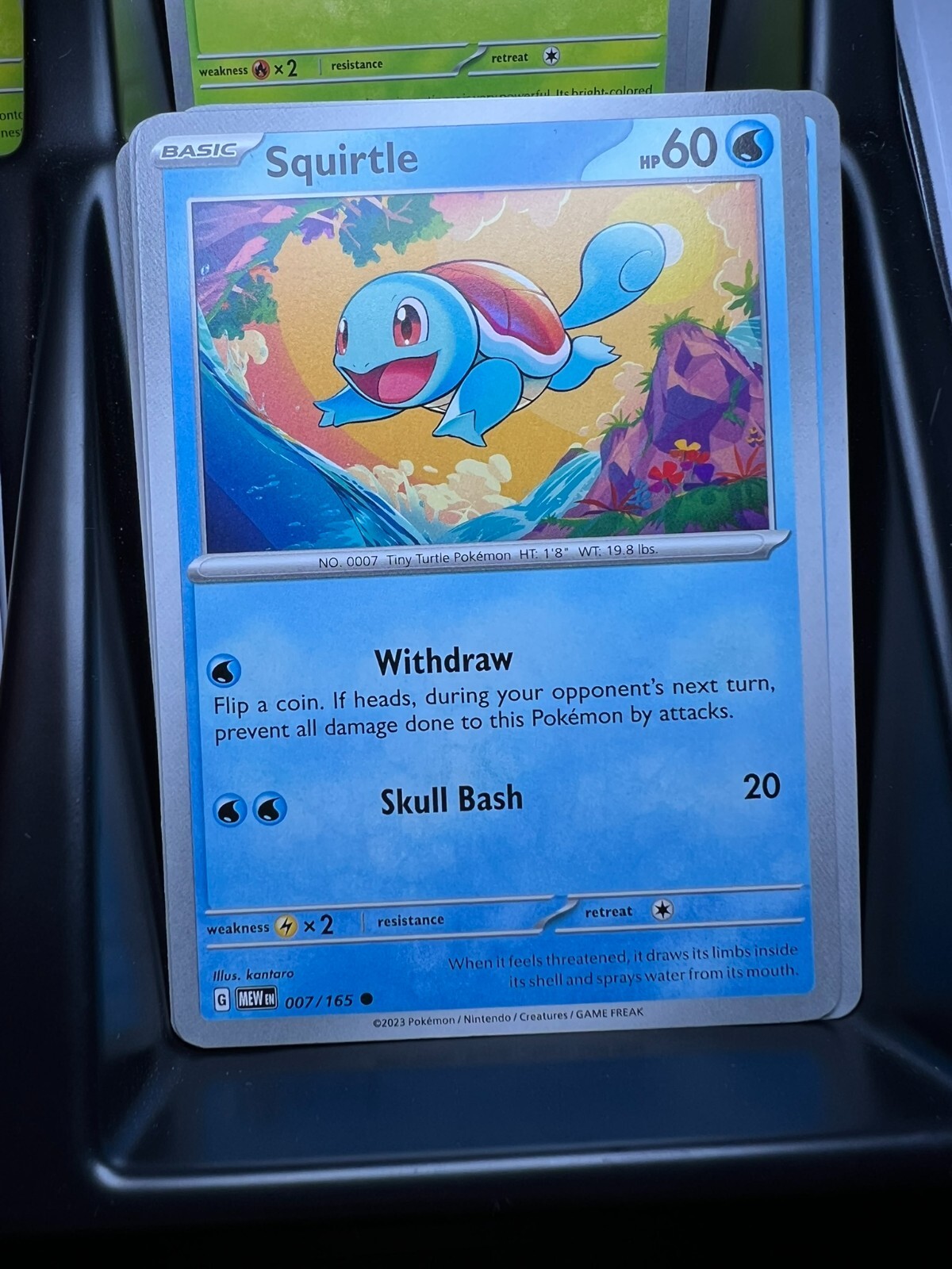 Squirtle 007/165 Sv: Scarlet & Violet 151 Regular