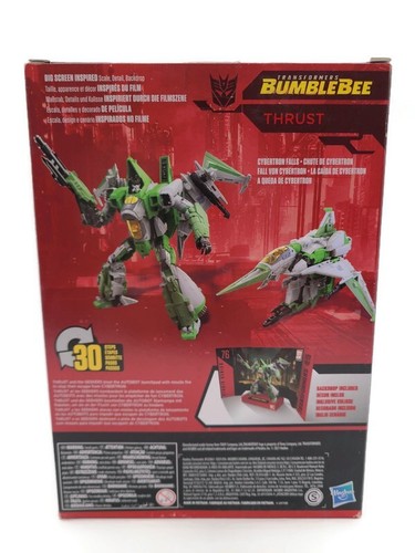 Hasbro Transformers Studio Series Bumblebee Movie #79 Thrust Action Figure NEW - Picture 3 of 4