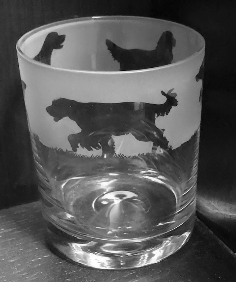 GORDON SETTER Frieze Boxed 30cl Glass Whisky Tumbler-image