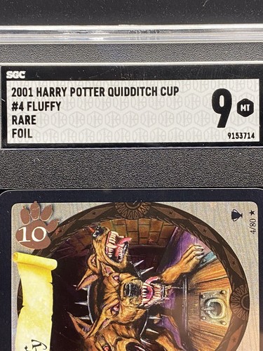 Fluffy 2001 WOTC Harry Potter Quidditch Cup Foil #4/80 SGC 9.0 Mint - Picture 4 of 10