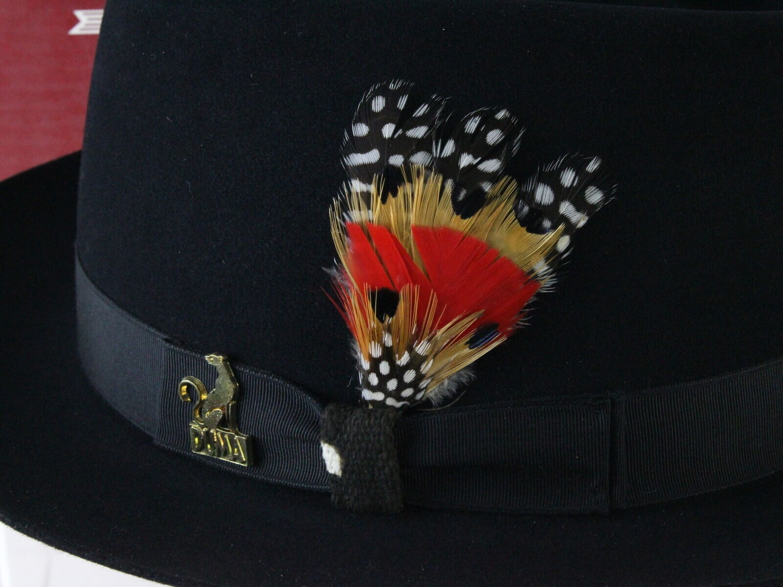 Biltmore Heritage Duma Royal Top Hatters Black Homburg Mens Hat 7 56cm