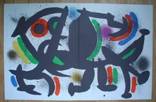 JOAN MIRO - Original  Lithograph From 1972 Joan Miro Lithographe Volume 1