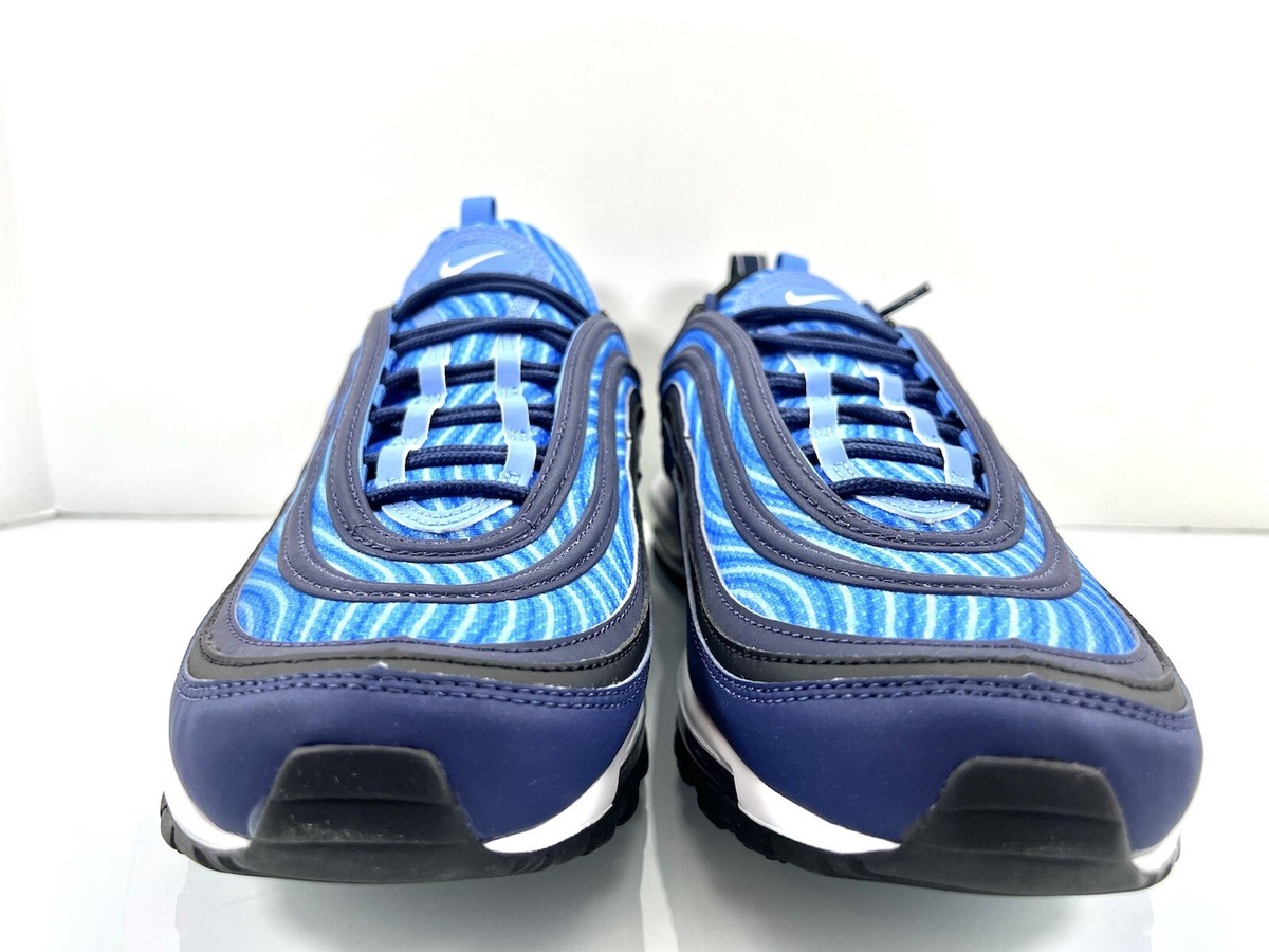 NIKE ID BY YOU AIR MAX 97 WHITE ROYAL BLUE NAVY DJ3181 991 sz 12