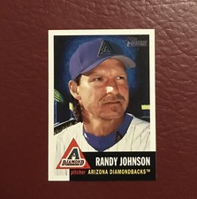 2002 Topps Heritage Randy Johnson Night Short Print