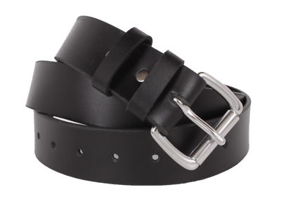 #ad Men#x27;s Genuine Buffalo FULL GRAIN Leather Belt 1 1 2quot; width Handmade By Amish $34.99