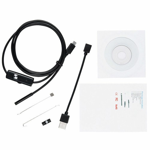 1m Android Phone Endoscope Waterproof USB/ micro USB Borescope LED Camera - Afbeelding 9 van 9