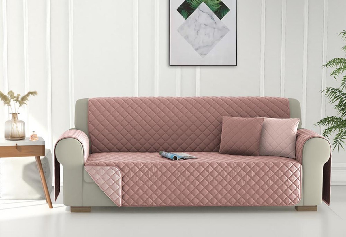 Copriletto Tulum Reversibile 170x230 Cm - 100% Cotone Certificato Oeko-Tex | Design Esclusivo Color Seppia - Foto 6