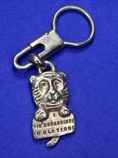 BOLDER THAN THE TIGER - VINTAGE METAL KEYCHAIN