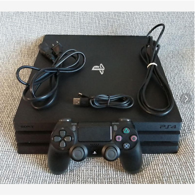 Sony PlayStation 4 PS4 Pro CUH-7000B 1TB Black Game Console Set Region Free  F/S | eBay