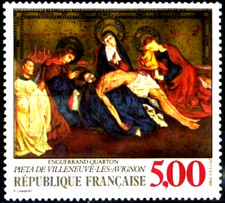 TIMBRE France 1988 N° 2558 ** ( PIETÀ DE VILLENEUVE LES AVIGNON ) TBE