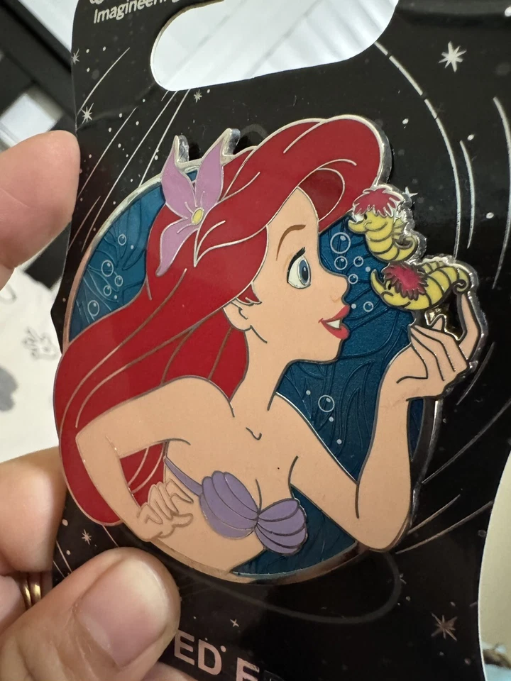 WDI Princess Profile Pin Heroines LE 250 Ariel Little Mermaid - Image 2 of 4